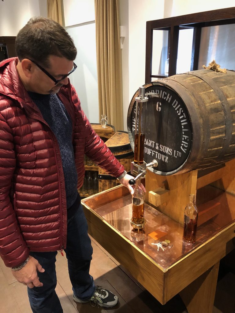 Bottling your own from the cask! Visiting Scotland in October