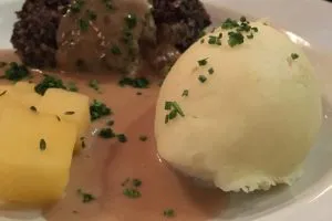 Haggis, Neeps and Tatties during a visit to Scotland in November