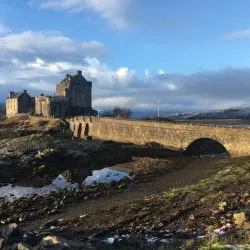 Eilean Donan Castle, Scotland in December