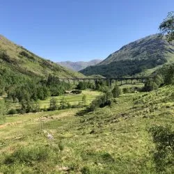 Glenfinnan in Scotland in June