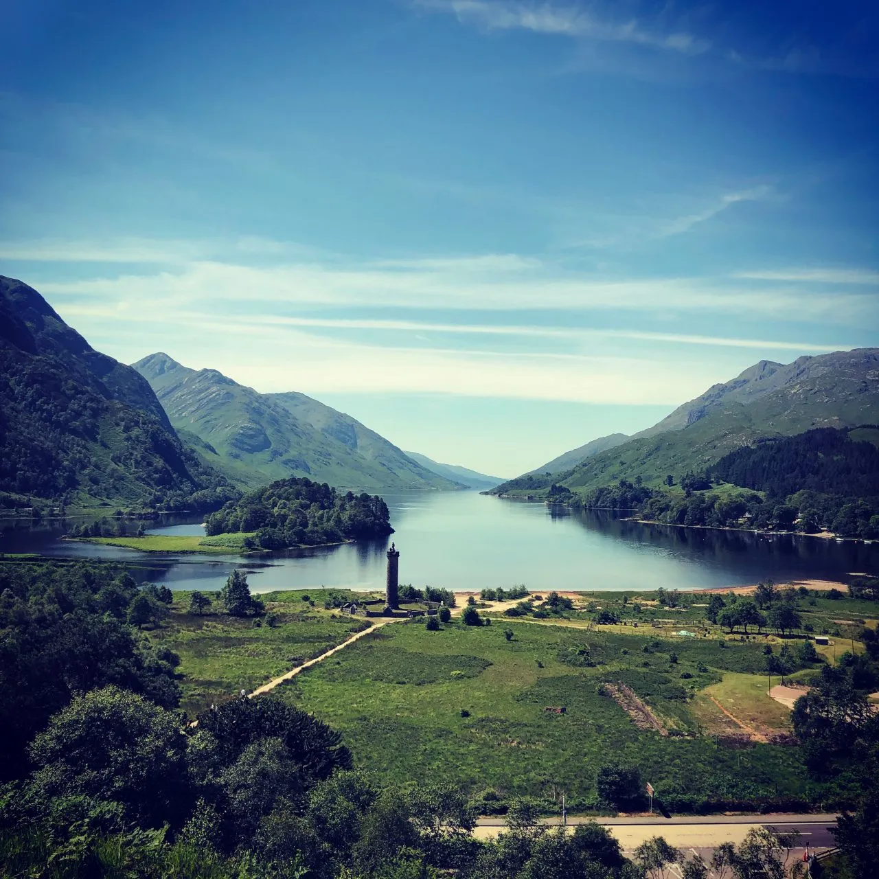 Loch Sheil, Scotland in July